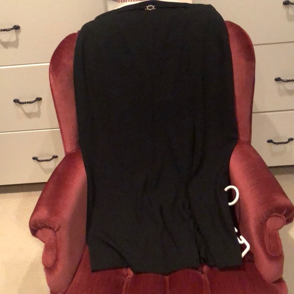 Long slightly worn black skirt size 15 - Picture 2 of 2